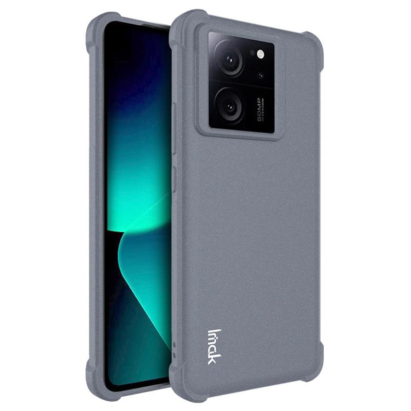 

IMAK Для Xiaomi 13T/13T Pro Матовий Чохол для Телефону Амортизуючий Повітряна Подушка TPU Чохол для Телефону Grey
