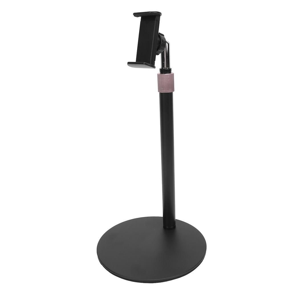 Cell Phone Stand 180 Degree Multi Angle Rotating Height Adjustable Aluminum Alloy Desk Phone Holder Stand Black