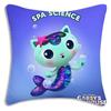 Cartoon Gabbys Kawaii Pillow Covers Cartoon Sofa Decorative Home Doublesided Printing Short Plush Cute Cushion Cover