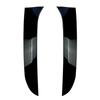 ABLZ-Car Glossy Black Rear Window Splitter Side Spoiler Wing Canard Cover Sticker Trim For VW Golf 6 MK6 Variant Wagon