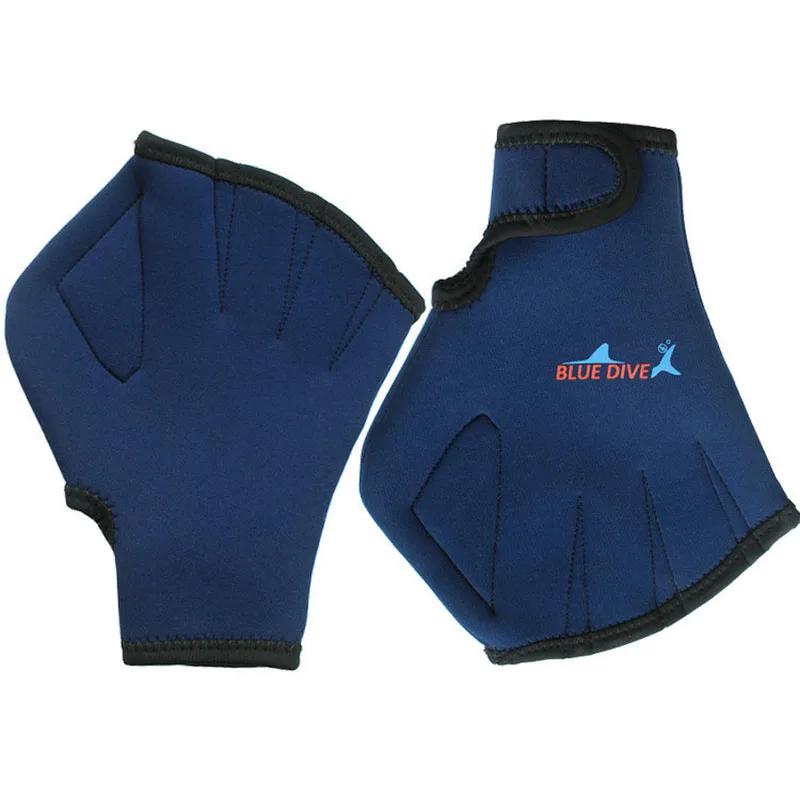 Diving Gloves Swimming Gloves Paddles Neoprene Adults Hand Webbed Dive Equipment Swimming Training Fingerless Paddles
