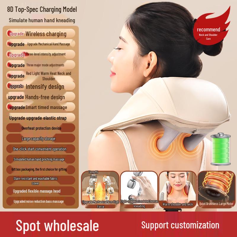 

Multi-functional Electric Trapezius & Cervical Spine Massager for Shoulder & Neck Strain Relief