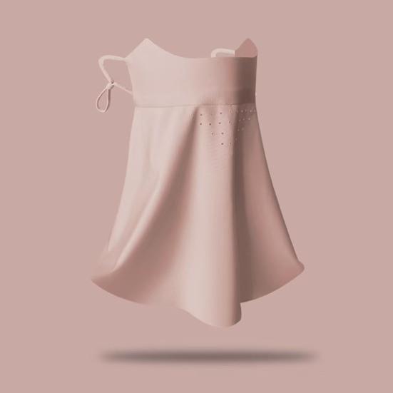 Ice Silk Sunscreen Mask, Breathable Face Mask for Women, Full Face Neck Sun Protection UV Shield for Outdoor Summer