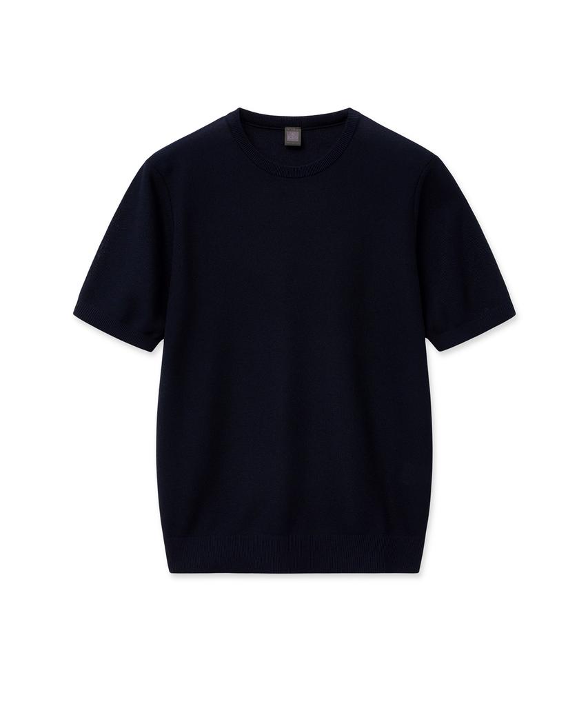 IOLO Solid Half Crewneck_Navy