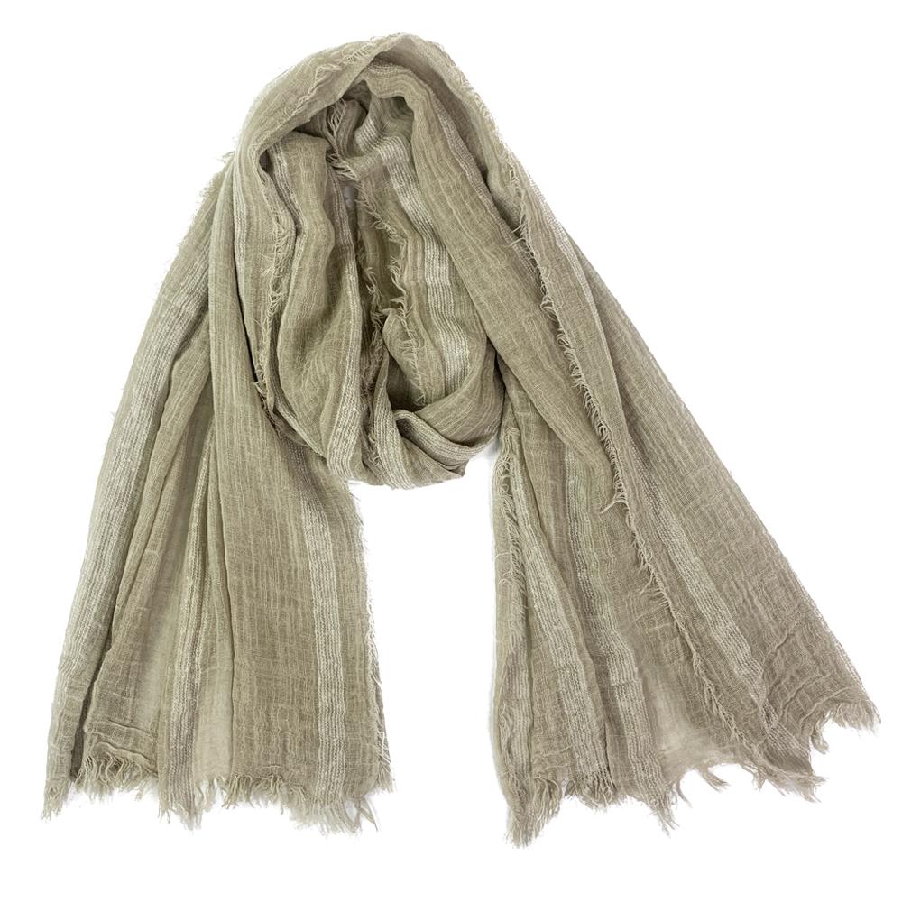 Cotton Linen Fashion Men Striped Scarf Autumn Winter Warm Neckerchief Casual Artistic Tassel Bufandas Shawls Male Accessories