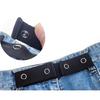 Flexible Maternity Belt Waist Expander Adjustable Adjustable Belt Pants Fit Button Design Comfortable Elastic Belt