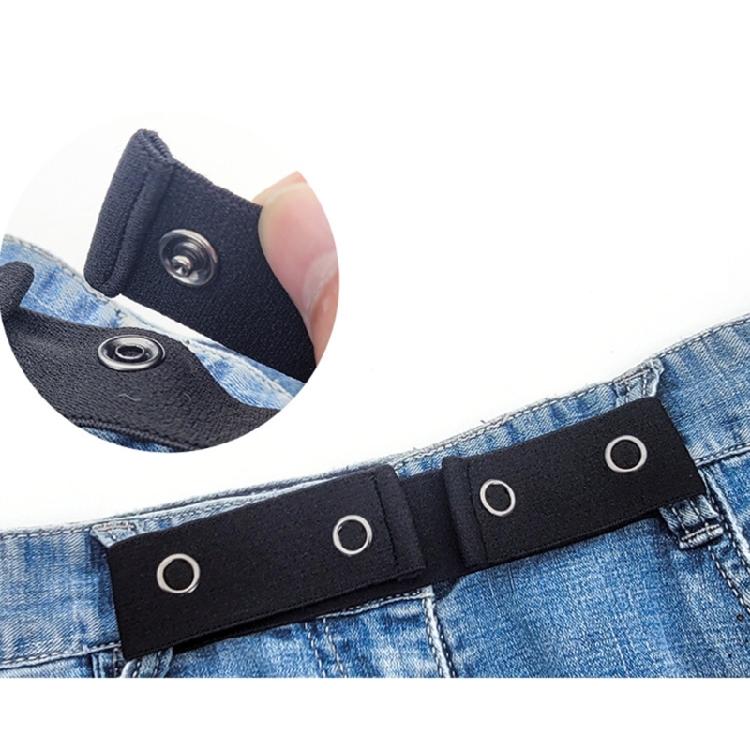 Flexible Maternity Belt Waist Expander Adjustable Adjustable Belt Pants Fit Button Design Comfortable Elastic Belt