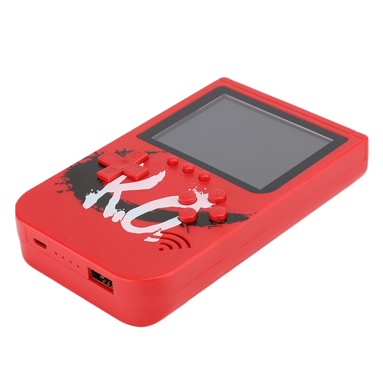 

Портативная мини-ретро-ручная игровая консоль 10000 мАч Power Bank с геймпадом 400 GamesRed красный