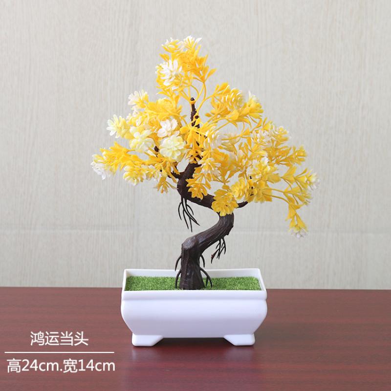 Штучні Рослини Декор Горщиковий Бонсай Маленьке Дерево Горщик Фальшива Рослина Горщикові Садові Орнаменти Дзен Стіл Домашня Кімната Декор