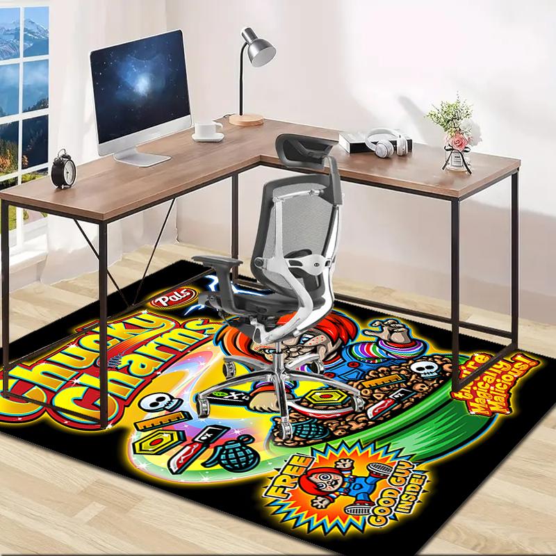 1pc Chucky3 Design Area Rug - Non-Slip, Soft & Cozy Floor Mat for Living Room, Bedroom, Office - Indoor/Outdoor Decorative Carpet