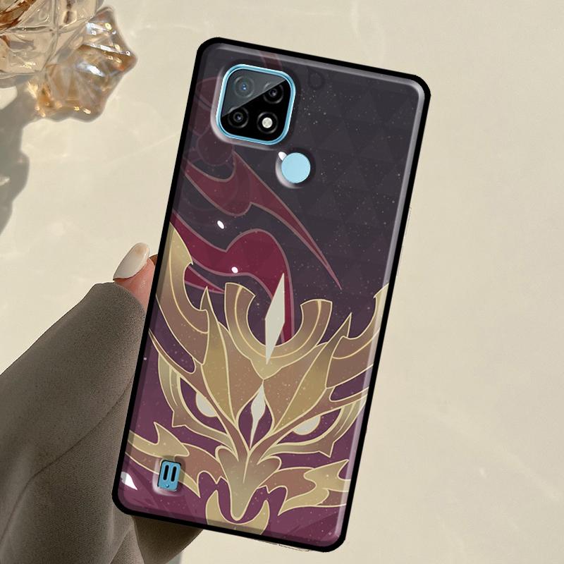 Genshin Impact Arataki Itto For Realme C67 C75 C61 C55 C53 C51 C21Y C25S GT 6 6T 5 GT7 Pro 10 11 12 13 14 Pro Plus Case