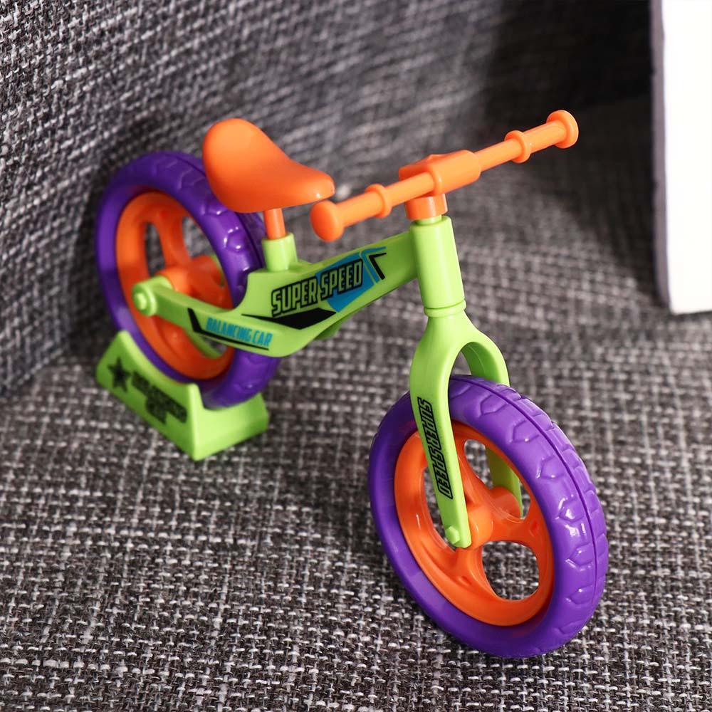 Plastics Radish Mini Bike Toy Radish Bike Movable and Sliding Bicycles  Adults Teenager