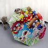 1pc Digimon Adventure Outdoor Umbrella - Automatic Opening/Closing, Portable 3-Fold Design with Metal Frame - Perfect Gift for Fans, Travelers, Everyd