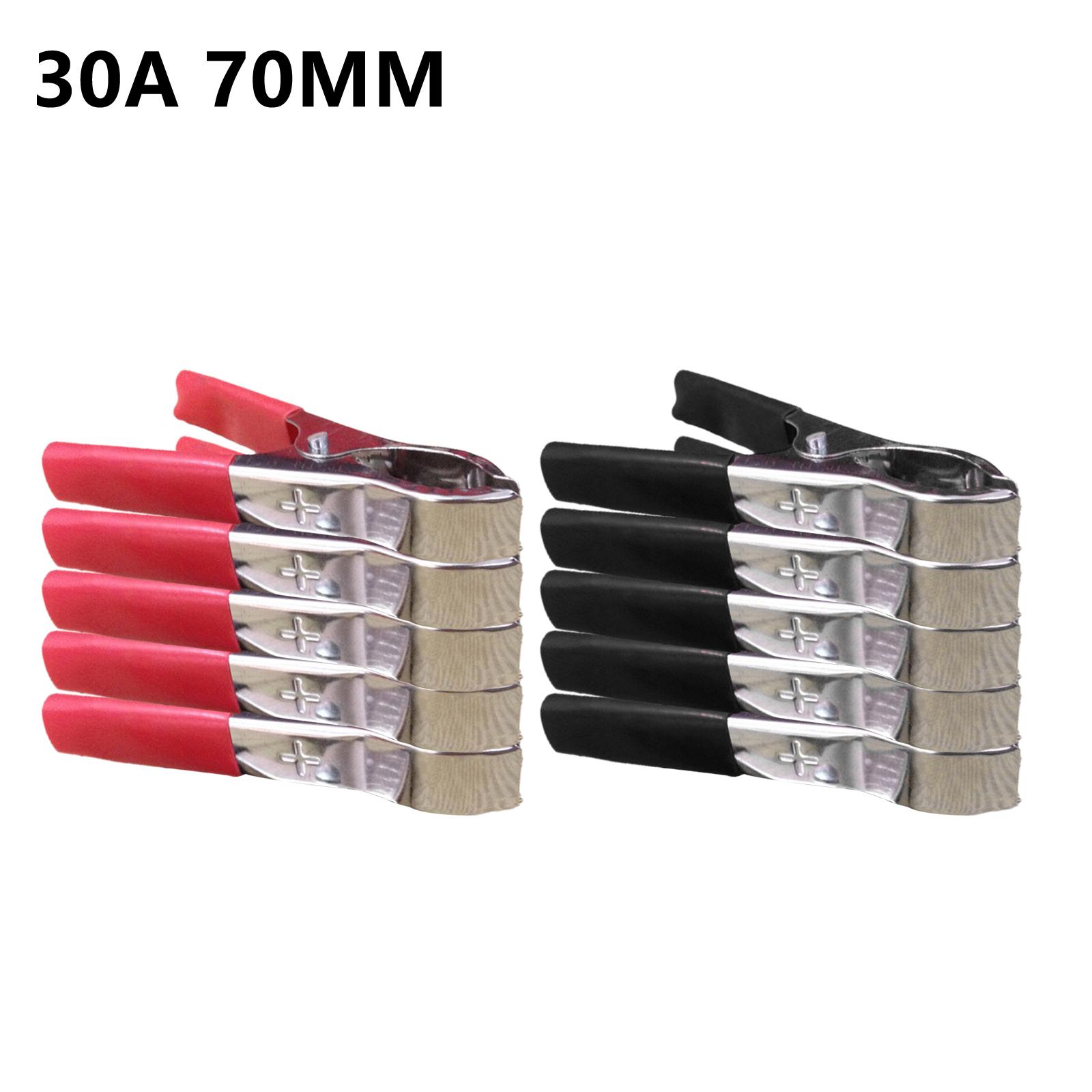 

Крокодиловий затиск 50 мм/70 мм 5A/30A Залізне нікельоване покриття 70MM