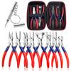 GOLD DEER Eyeglass Pliers Includes Adjustment and with Storage Stainless Steel 8-Piece Set, Pliers, Pliers, Screwdriver, Pouch, Built-in Spring,