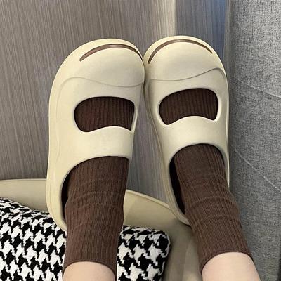 New Womens Shoes Fashion Mixed-colors Thick Sole EVA Anti-Slip Comfort Casual Beach Slippers Shoes for Women