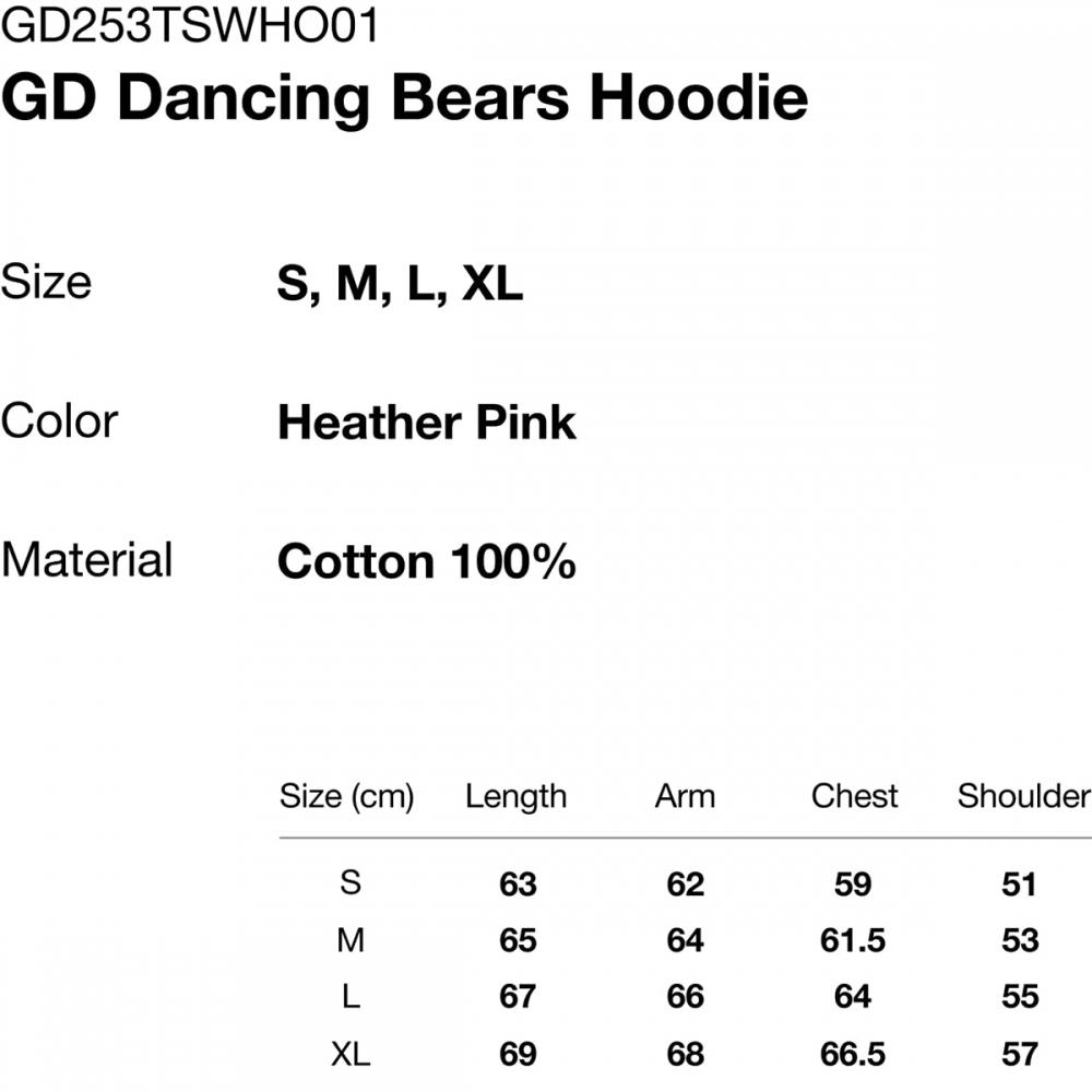 Thisisneverthat Gd Dancing Bears Hoodie Gd253tswho01