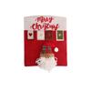 Reusable Chair Back Covers Santa Claus Snowman Chair Protector Christmas Seat Cover  Party