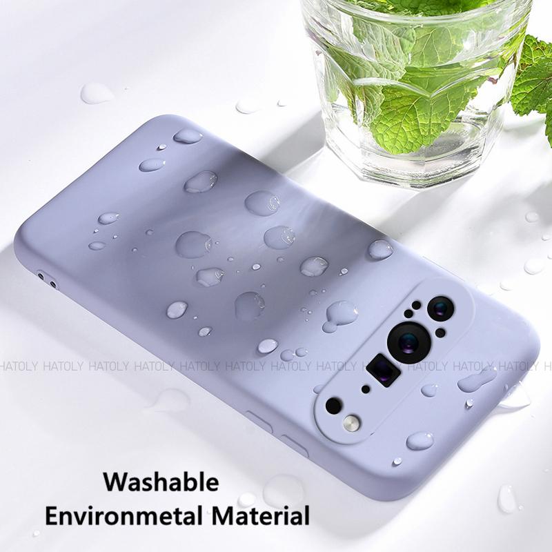 For Google Pixel 9 Pro XL Case Google Pixel 9 Pro XL Cover Shockproof Liquid Silicone TPU Phone Back Cover Google Pixel 9 Pro XL