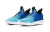 Nike Flex Runner Slip Resistant Cushioning Low Top Kids' Running Shoes White Blue Children Aged 3 7 Years Old CV9327-400