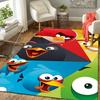 1Pc Angry Birds Characters Rug, Office Carpet Indoor Outdoor Doormat, Non-Slip, Comfortable, Living, Christmas Halloween, Xmas Gift N191