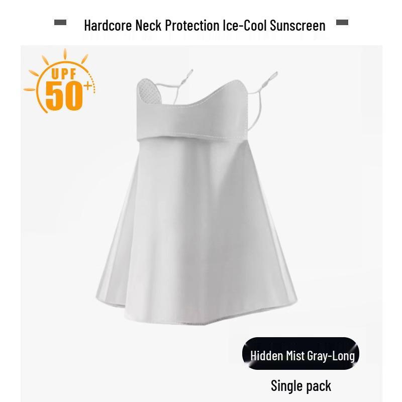 2025 Women's Full Face UV Protection Cycling Sunscreen Mask with Windproof Neck and Sunshade Veil