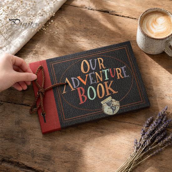 Unique Handcraft Story Notebook DIY Photo Album, Scrapbook Hardcover Paper Memory Book for Handmade Keepsake Weddings Anniversaries Baby Family
