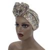 New Floral Printed Bohemian Women Turban Cap Ladies Headwrap Beanies Muslim Headscarf Bonnet Female Head Wraps Turbante Mujer