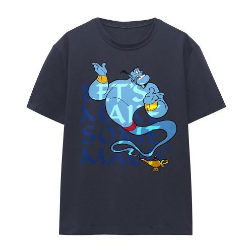 Aladdin Womens/Ladies LetÂ´s Make Some Magic Genie T-Shirt