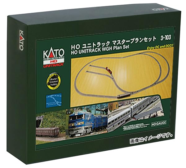 

KATO HO Gauge Unitrack Master Plan Set Railway Model Rail Set 3-103