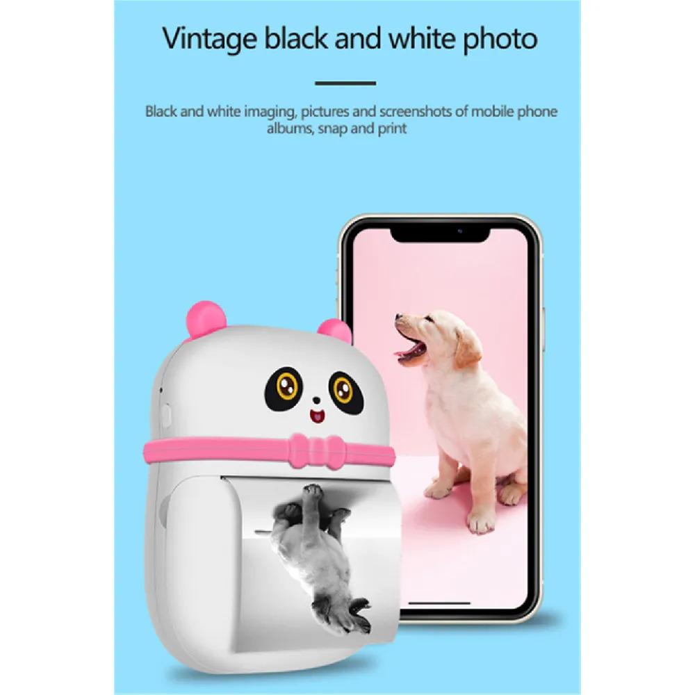 Mini Pocket Wireless Bluetooth Usb Thermal Printer For Labels And Stickers With Paper Roll