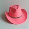 Cowboy Hat for Women and Men with Shapeable Wide Brim - Felt Cattleman Western Hats for Cowboys and Cowgirls Sombreros Vaqueros