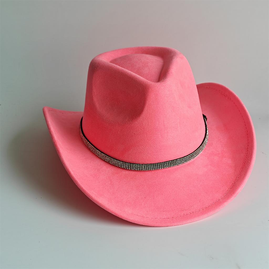 Cowboy Hat for Women and Men with Shapeable Wide Brim - Felt Cattleman Western Hats for Cowboys and Cowgirls Sombreros Vaqueros