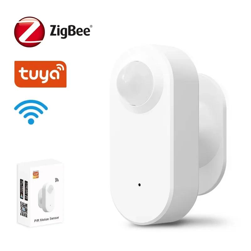 

Zigbee3.0 Intelligent Radar 2.4GHz MMWAVE Wireless Human Body Presence PIR Sensor Remote Monitoring Alarm Smart Home Accessories білий