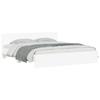 VidaXL Cadre de Lit avec Tête de Lit et LED, Lit Double avec Sommier à Lattes, Lit Adulte, Meuble de Chambre à Coucher, 3207581