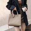 Cowhide Women's Bags, Niche Fashion, Generous and Practical Vertical Square Bags, Shopping Bags, Oblique Shoulder Bags.