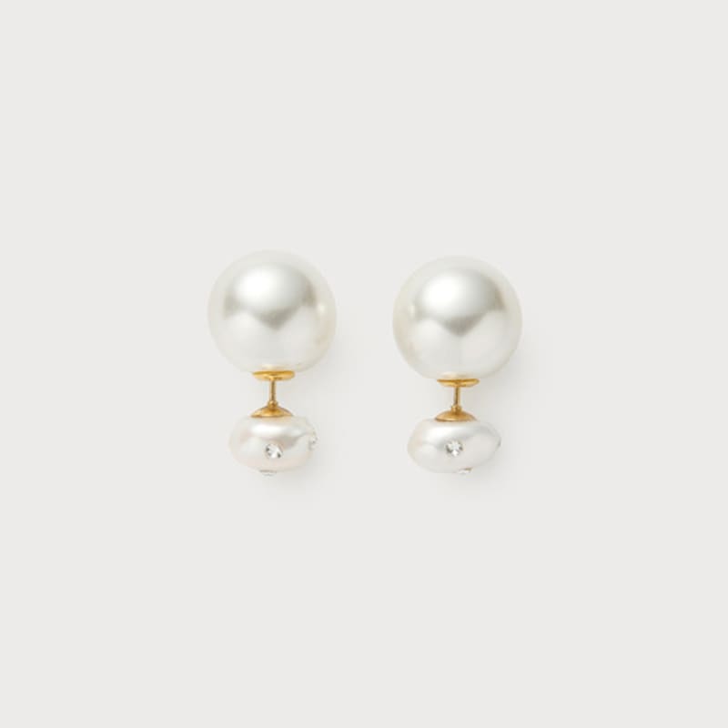 PEARLSONATE Ashore Earrings, Pearl