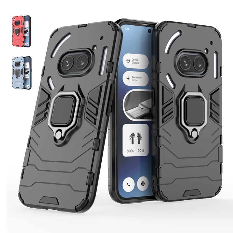 For Nothing Phone 2A Case Cover For Nothing Phone 2A Capas PC Bumper Armor Holder Ring Magnetic Case For Nothing Phone 2A Fundas