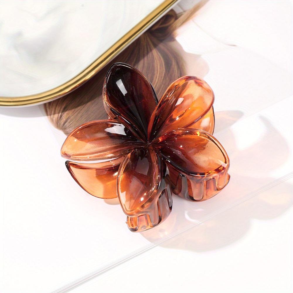 

Элегантная заколка для волос в форме цветка, модная нескользящая заколка для волос, держатель для хвоста для женщин и девочек, одежда C