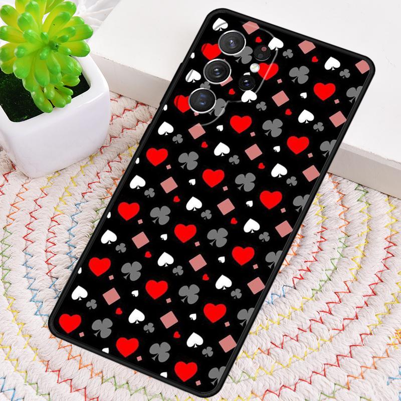 Cards Casino Ace Of Spades Phone Case for Samsung Galaxy note 10 pro S26 Ultra S23 S24 FE S25 S21 S22 PLUS shockproof Cove