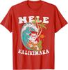 Mele Kalikimaka Hawaii Christmas Surfing Santa T-Shirt