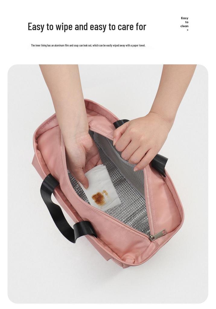 Insulated Lunch Bag for Office Workers - Thickened, Handheld, Perfect for Meals and Snacks