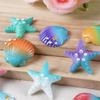 Colorful Resin Starfish Pearl Charm for Phone Case, Jewelry, & Hair Accessories