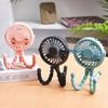 USB Mini Handheld Folding Fan Five-in-One Portable Silent Fan for Home Dormitory Baby Stroller Multiple Uses
