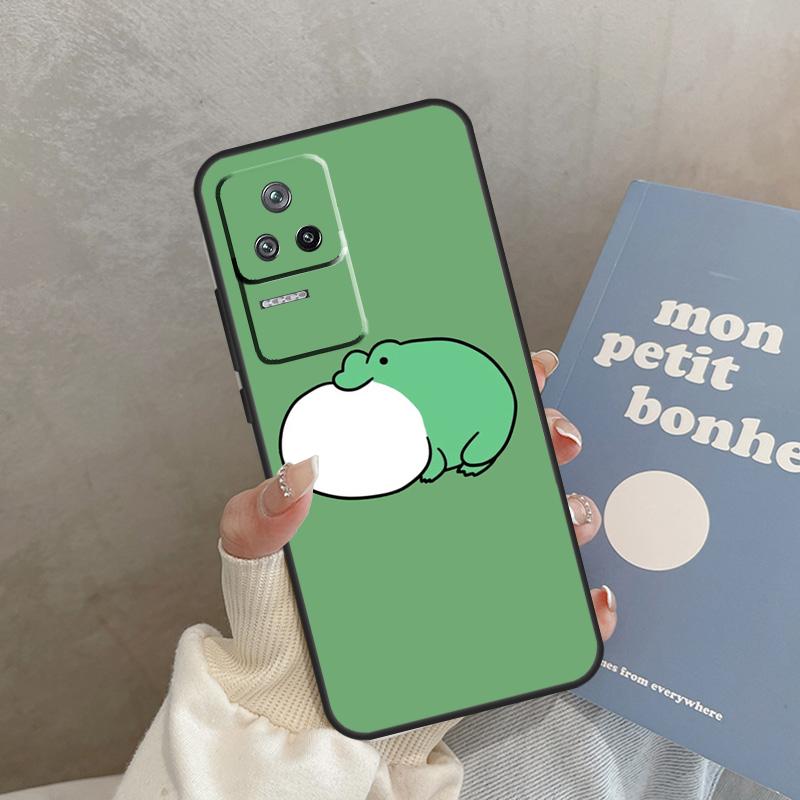 

Cute Funny Frog Case For Xiaomi 14 15 Ultra 13T 14T 15T Pro POCO X7 Pro X3 X5 X6 F5 F6 F7 Pro F8 Ultra Cover POCO F5