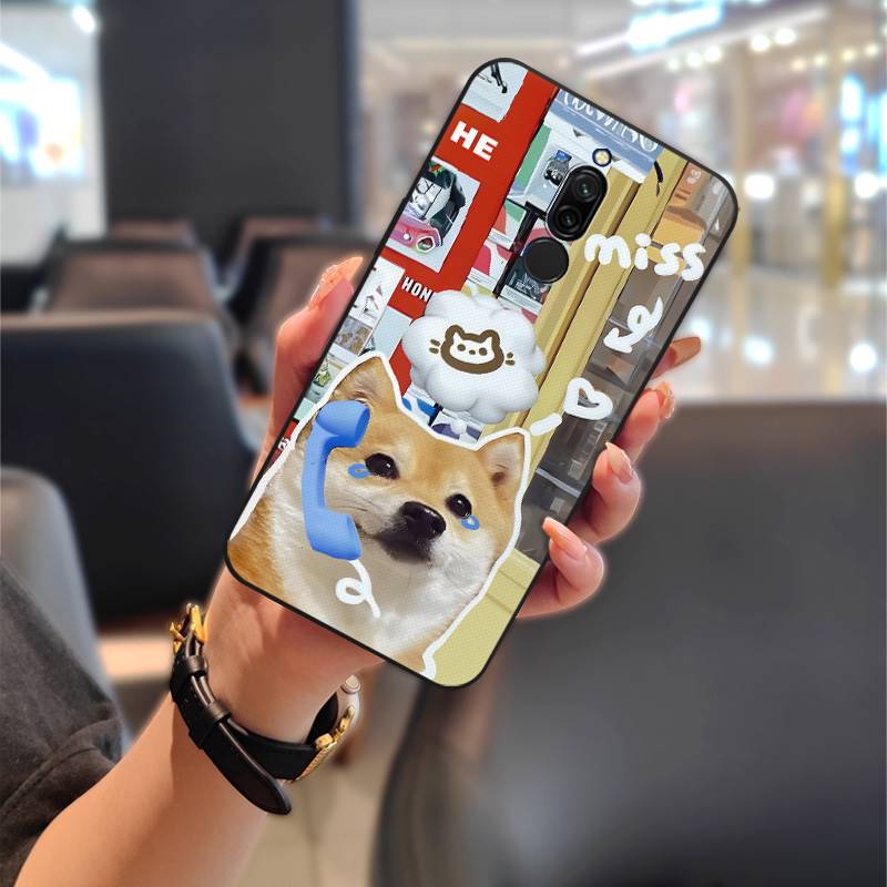 Couple Shockproof Phone Case For Xiaomi Redmi 8 Protective Anti-dust Phone Pouch Soft Case Full Wrap TPU Fashion Design
