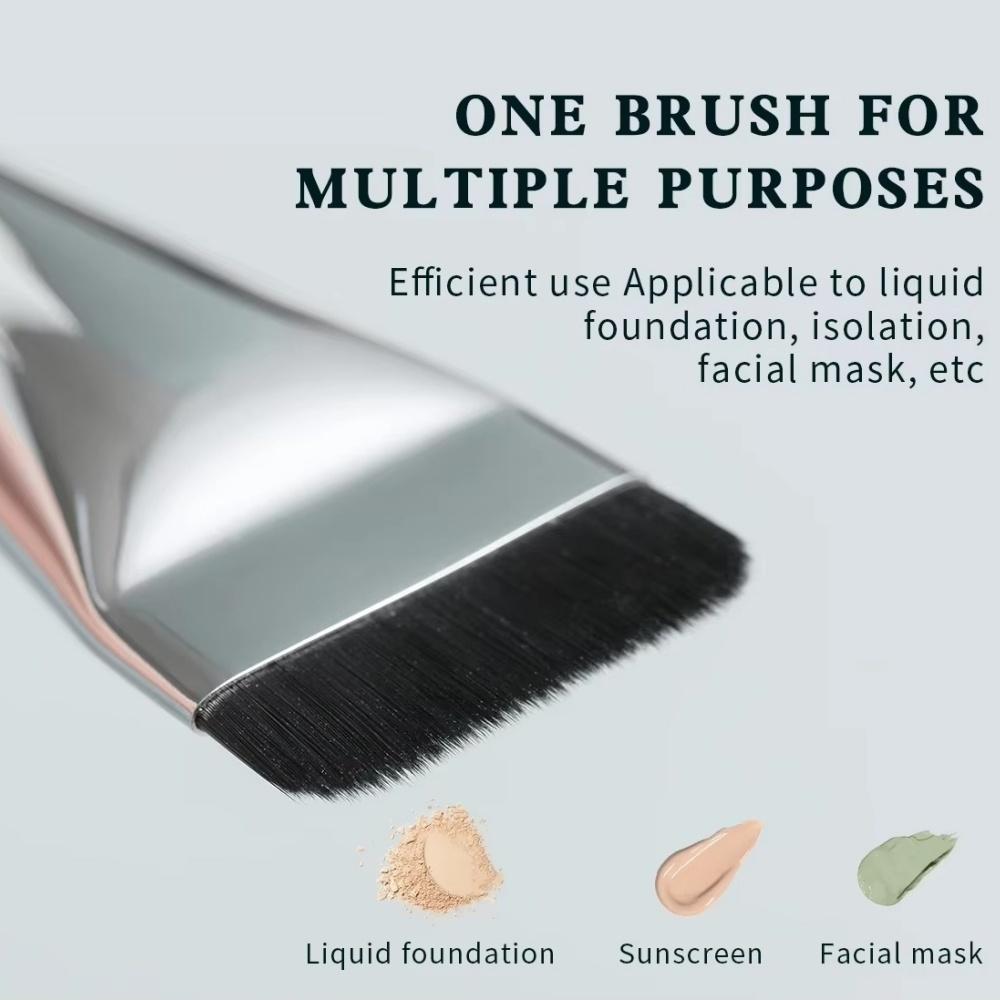 Foundation Flat Head Brush Makeup Brush Mask Brush Concealer Cream Brush Light Thin Without Powder Sticking for All Skin Types