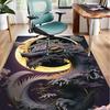 Mythical Dragon Flight Office Rug Chair Mat, Entryway Carpet, Suitable for Front Door, Bedroom, Living Room, Desk, Holiday Gift