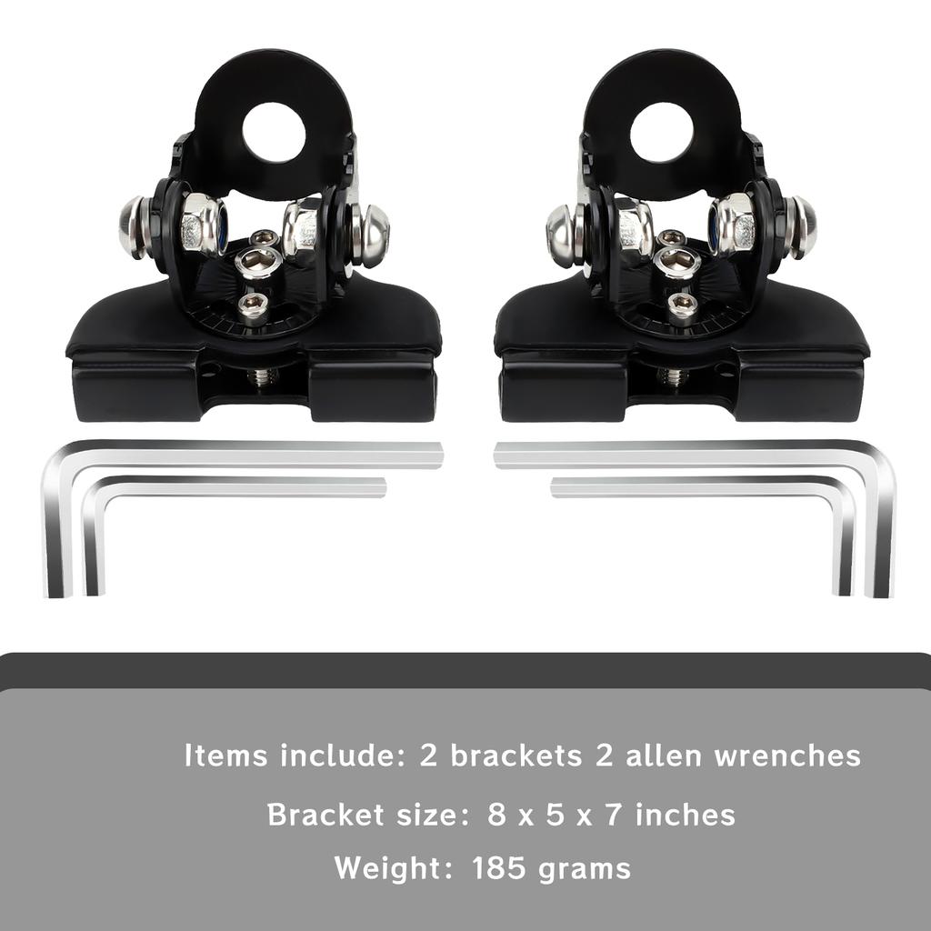 Engine Hood LED Light Bar Mounting Bracket Work Light Mount Holder Base Universal for Cars Sedans Trucks UTVs SUVs