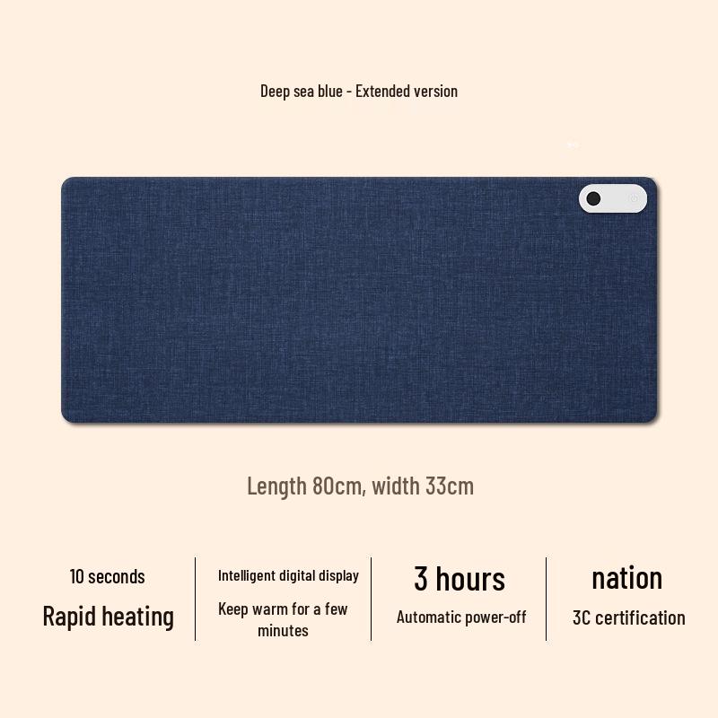 Hotson Electric Heated Desk Pad - Desktop Heater & Writing Mat with Warmth Function